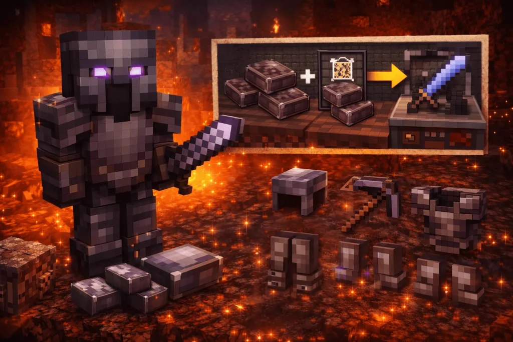 Cómo conseguir Netherite en Minecraft paso a paso (guía actualizada)